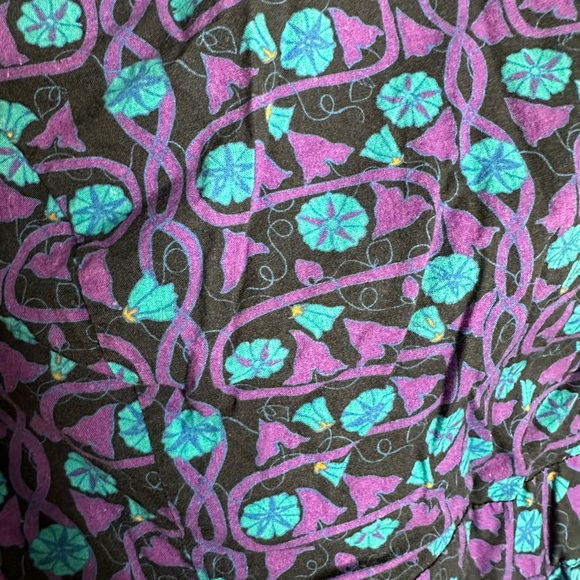 RHODE Pia Blue & Purple Watermelon Floral Puff Sleeve Mini Dress - Picture 6 of 10